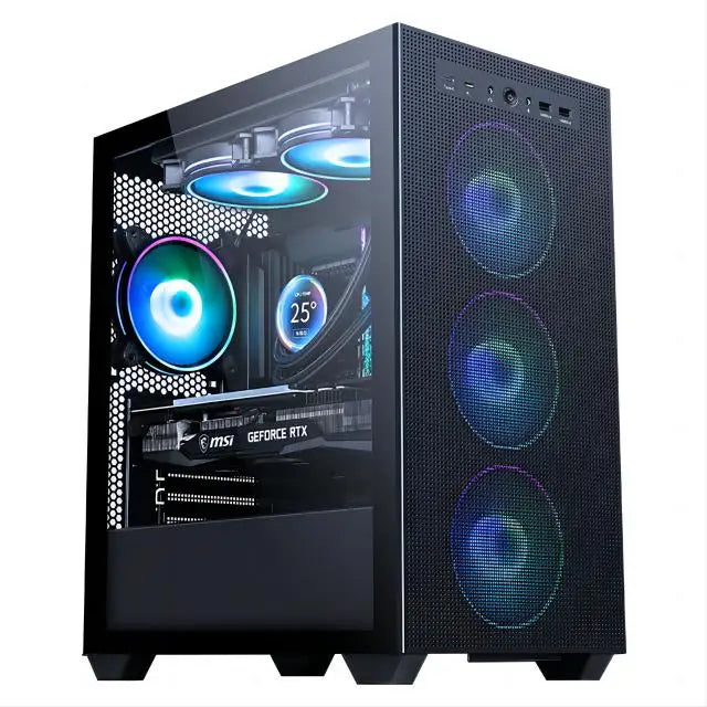 PC de jeu avec processeur A8-7680/512G SSD/16GB RAM 3200 mo DDR3/Windows 11 HD graphiques blanc pc gamer jeu mini pc