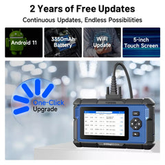 TOPDON ArtiDiag600 Elite Scanner de Diagnostic de voiture à système complet OBD2 13 Services de Maintenance FCA AutoAuth, outil de numérisation automobile