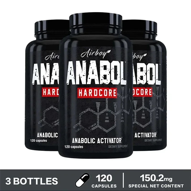 Supplément Anabol Hardcore - Suppléments de renforcement musculaire anabolique qui favorisent la synthèse musculaire et augmente la force