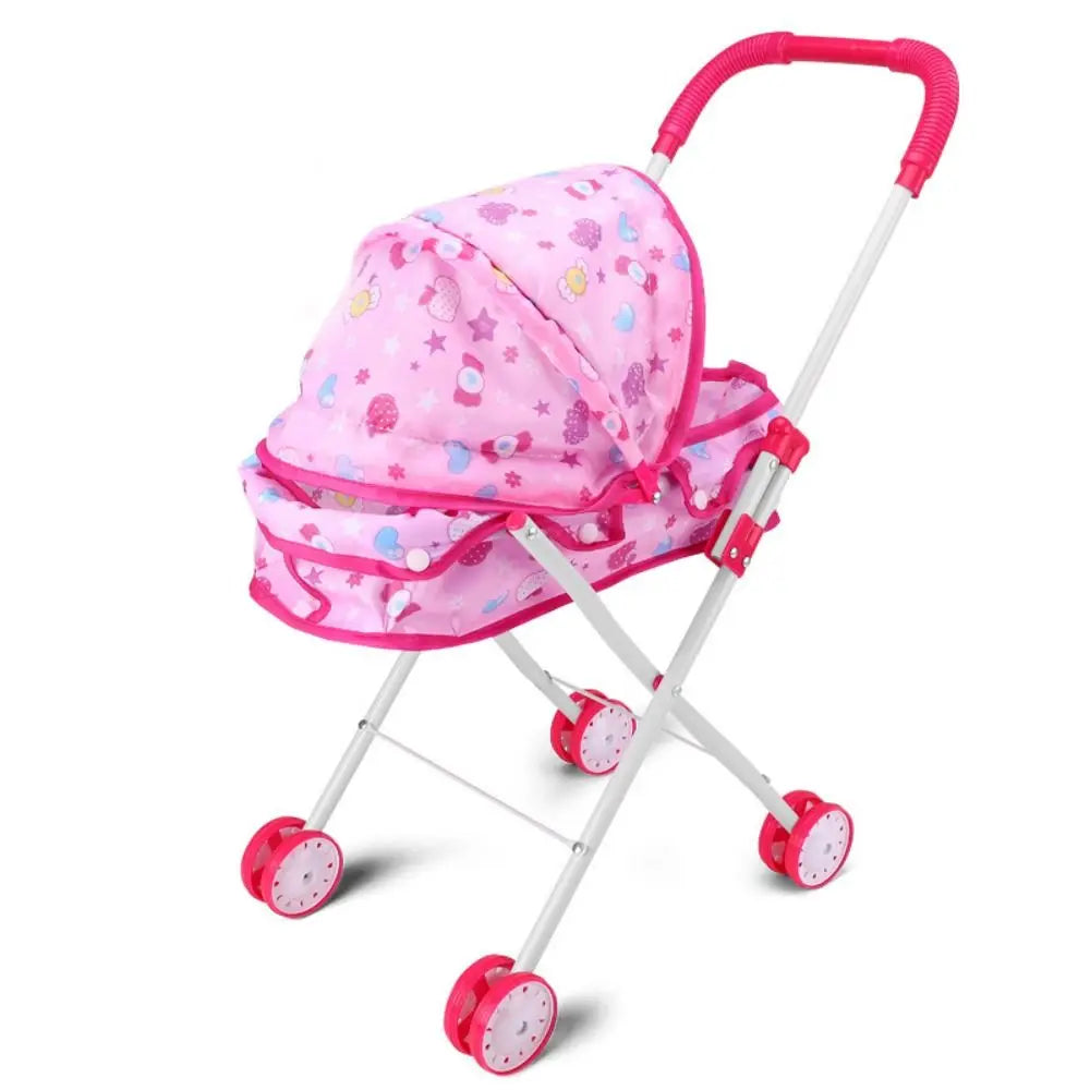 Poupées landau bébé poussette jouer jeu enfants maison accessoires meubles jouet semblant jouer jouet pour les tout-petits petites filles garçons enfants