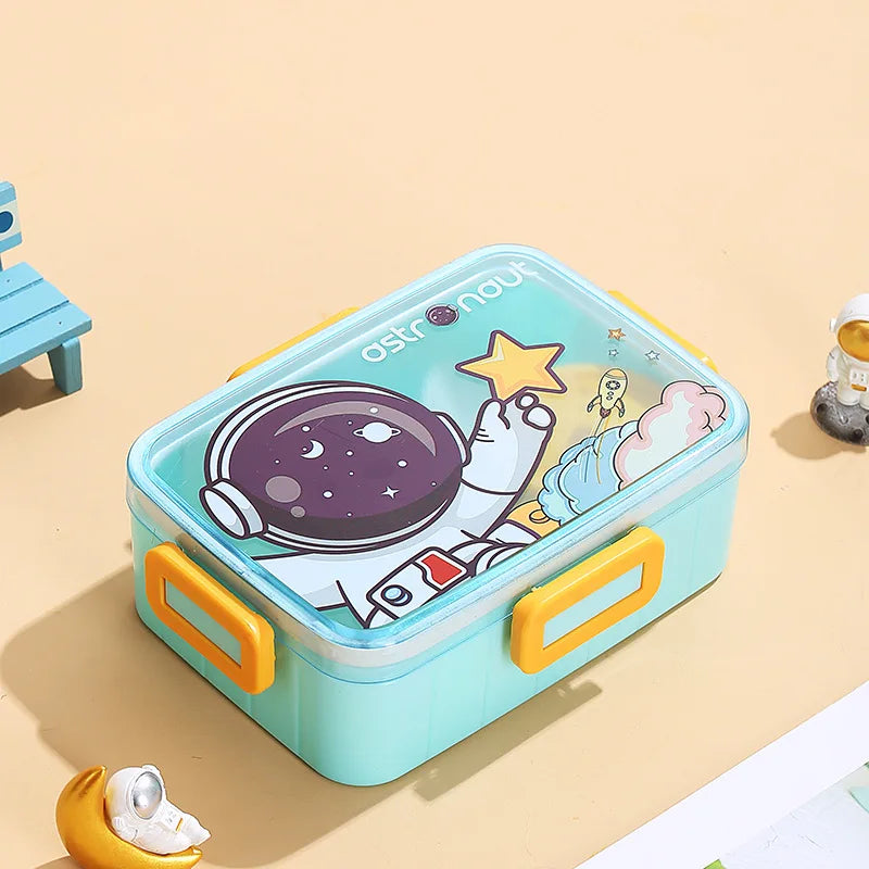 Boîte à déjeuner mignonne pour enfants, filles et garçons, avec compartiments, boîte à Bento, étanche, boîtes à collation alimentaires pour enfants, nouvelle collection 2024