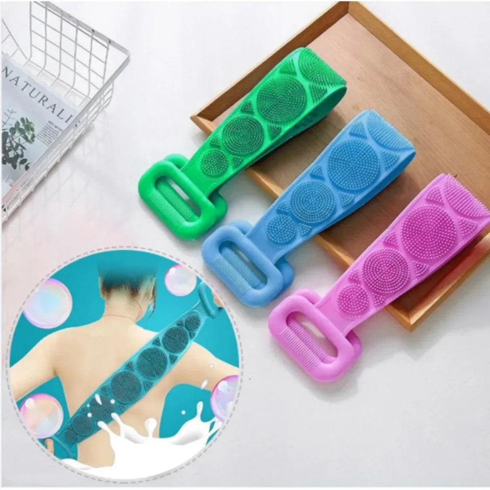 Épurateur de corps en Silicone, Massage du dos, éponge exfoliante, brosse de bain, salle de bain, brosse de douche, lavage du corps, épilation, éponge de bain