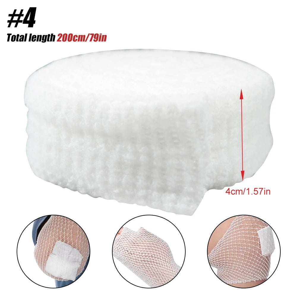 Bandage tubulaire en filet élastique, fixation de gaze, extensible et respirant, retenue pour pansement, poignet, coude, genou, cheville, adulte, 1 rouleau