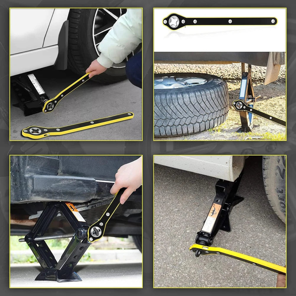 Cric à cliquet en métal pour petites voitures, cric à cliquet pour voitures, SUV et camionnettes