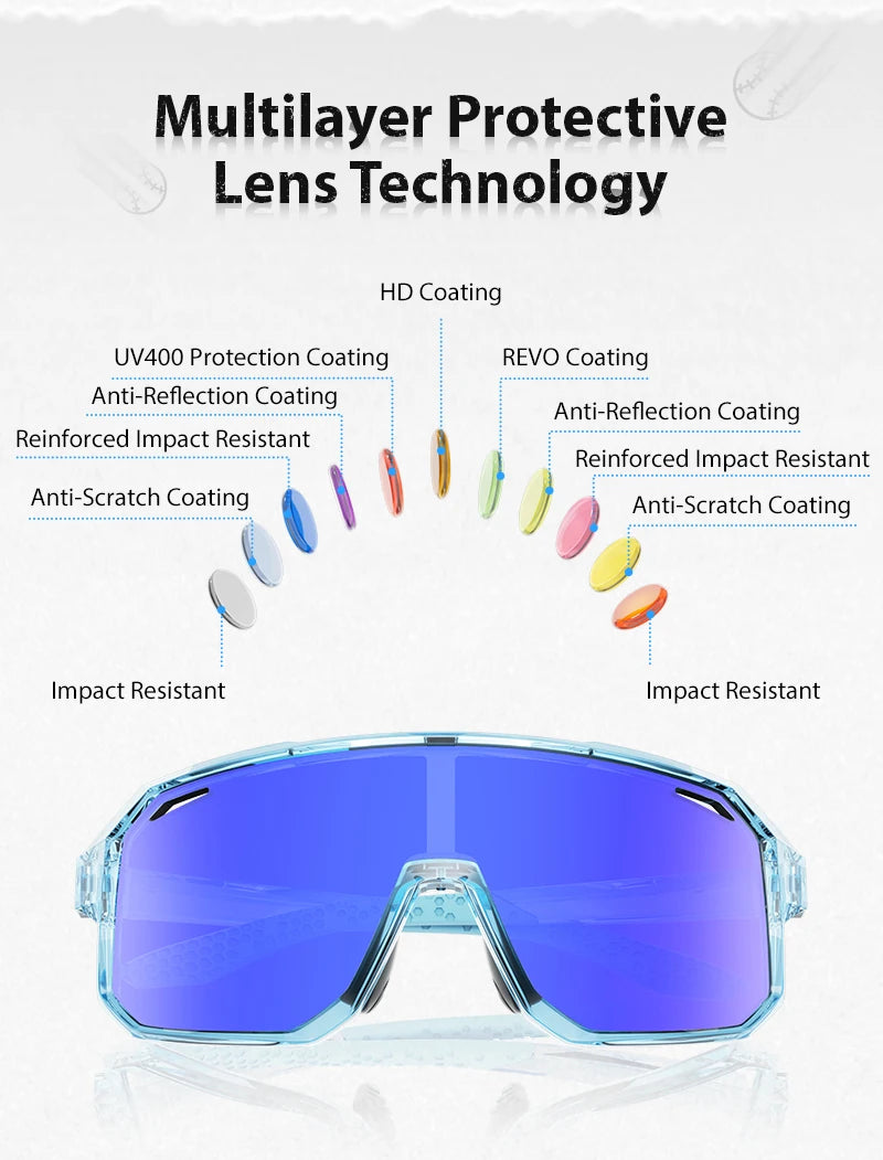 SCVCN enfants cyclisme lunettes de soleil enfants cyclisme lunettes UV400 vélo lunettes filles vtt Camping pêche Sports de plein air accessoires