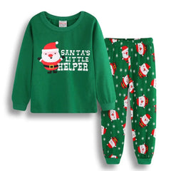 Ensemble haut et pantalon imprimés de noël pour enfants, vêtements pour garçons et filles, vêtements de maison pour fête de noël, ensembles mignons pour enfants, Costumes de Cosplay