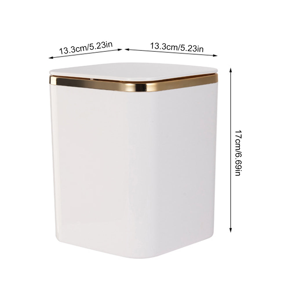 Mini petites poubelles de bureau, corbeille à ordures, table à la maison, poubelle en plastique, fournitures de bureau, poubelles, boîte SunOfficial Barrel