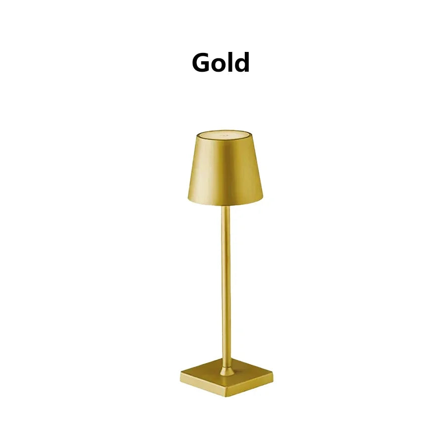 LED lampe de bureau Usb lampe de Table Rechargeable sans fil tactile 3 couleurs bureau veilleuse Bar Restaurant créatif lumière ambiante décor