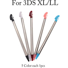 Plastic and metal touchscreen stylus, 1 set, for game consoles, compatible with Nintendo DS, Nintendo DS, Wii U, 2DS, 3DS XL, New 3DS XL, New 2DS XL