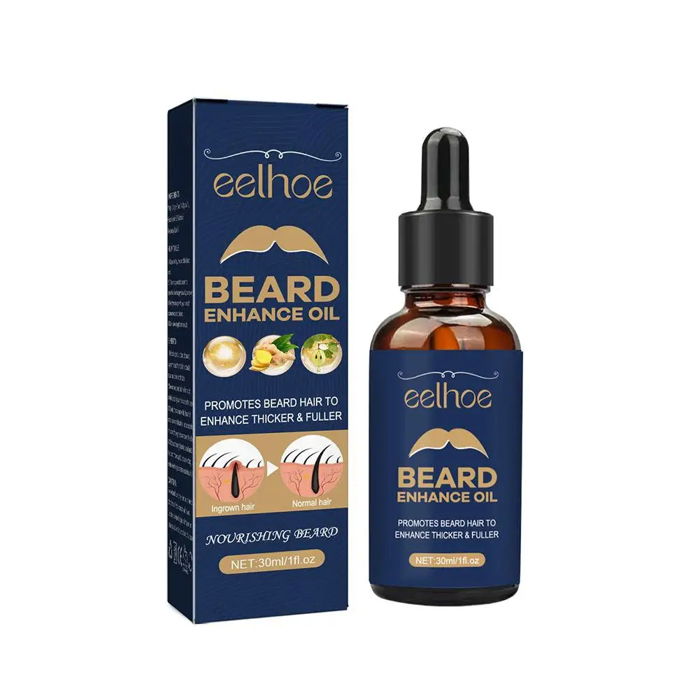 Huile à barbe pour hommes, adoucit et renforce le coiffage, soin de la barbe, nourrissant, naturel, 30ml, 2 pièces