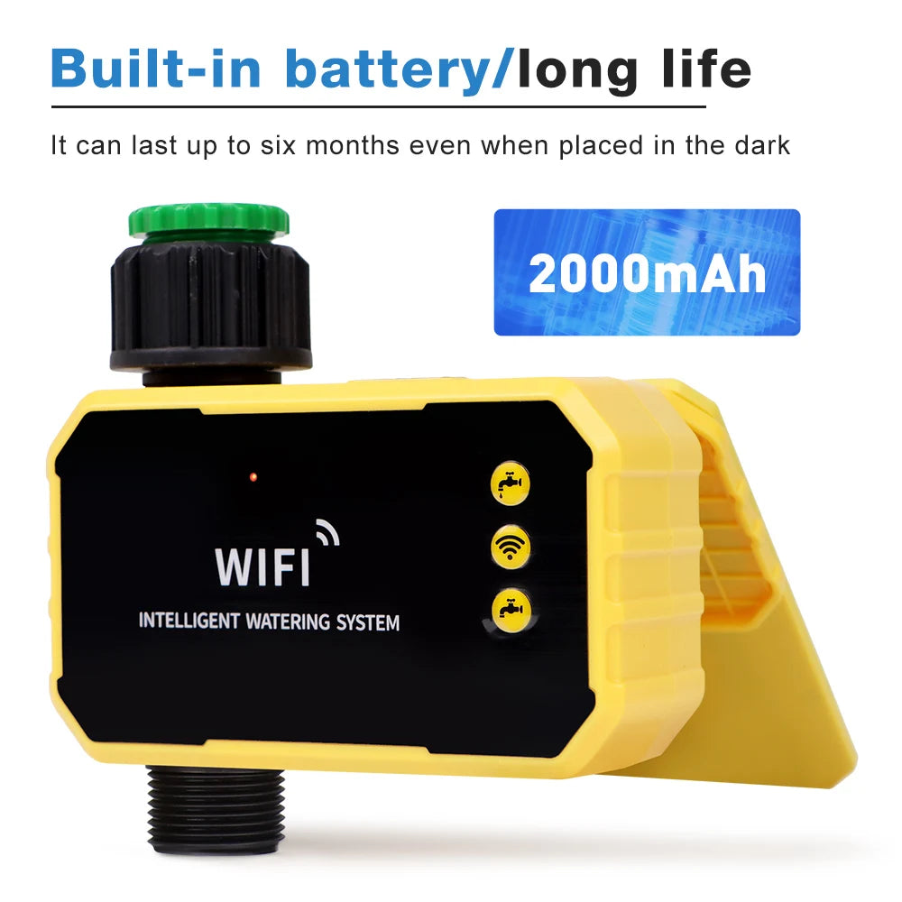 Solar Irrigation Synchronization Controller, Smart Existing System for Garden, Valve with Rain Sensor, WIFI