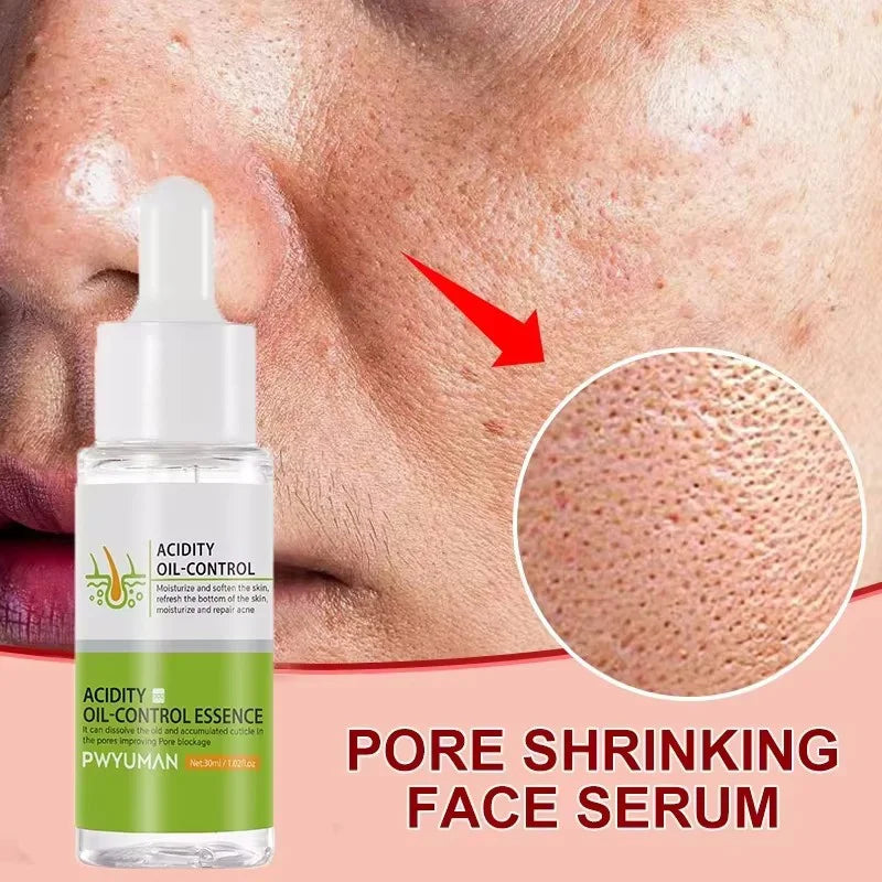 Sérum rétrécissement des pores à l'acide salicylique, élimination rapide des grands Pores, élimine les points noirs, l'acné, resserre la peau lisse, produit de soins coréen