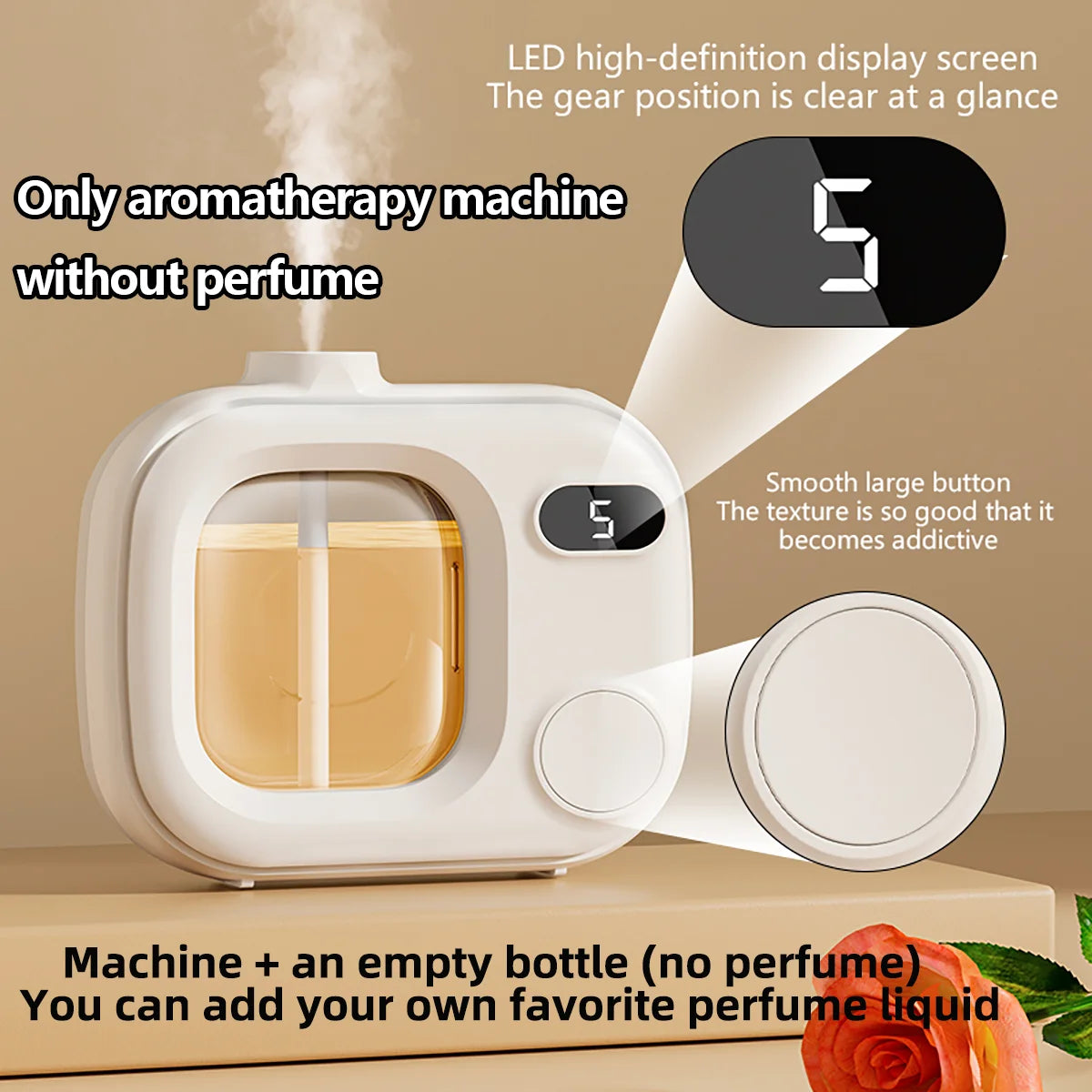 Aromatherapy diffuser, automatic fragrance sprayer for home, bedroom, and bathroom. Air freshener spray.