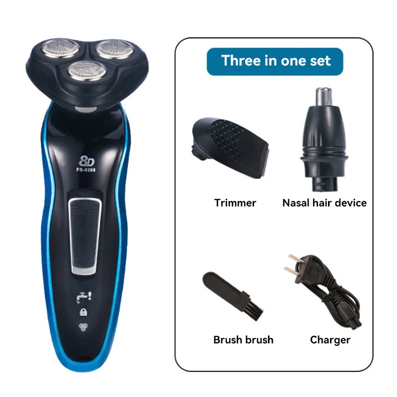 Xiaomi rasoir hommes Usb rasoir électrique puissant tondeuse à barbe Portable rasoir électrique Rechargeable étanche Machine à raser