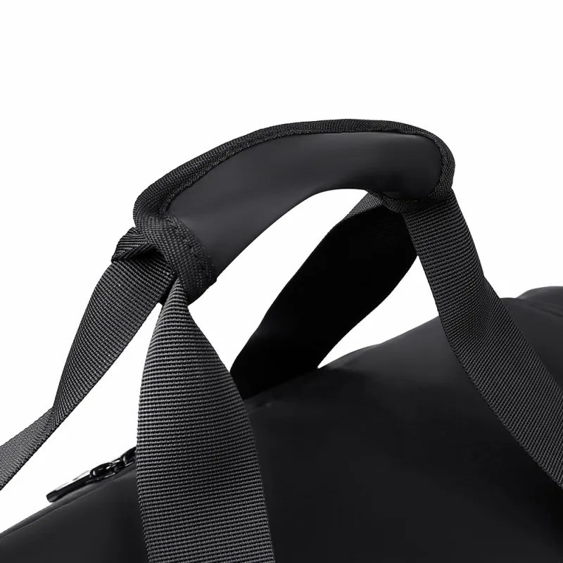 Sac de sport, sac à main de grande capacité, sac polochon de voyage portable, multi-compartiments avec rangement de chaussures, parfait pour les vacances, la salle de sport