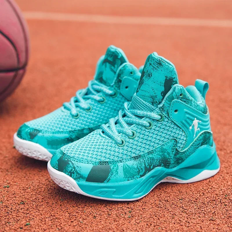 2025 chaussures de Basket-ball pour enfants baskets nouveaux garçons marque semelle épaisse antidérapant enfants chaussures de sport enfant garçon Basket formateur chaussures