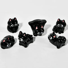 New Miniature Cartoon Cat Figurine, Resin Micro Landscape, Home Ornaments, Cute Kitten, Office Room Decoration