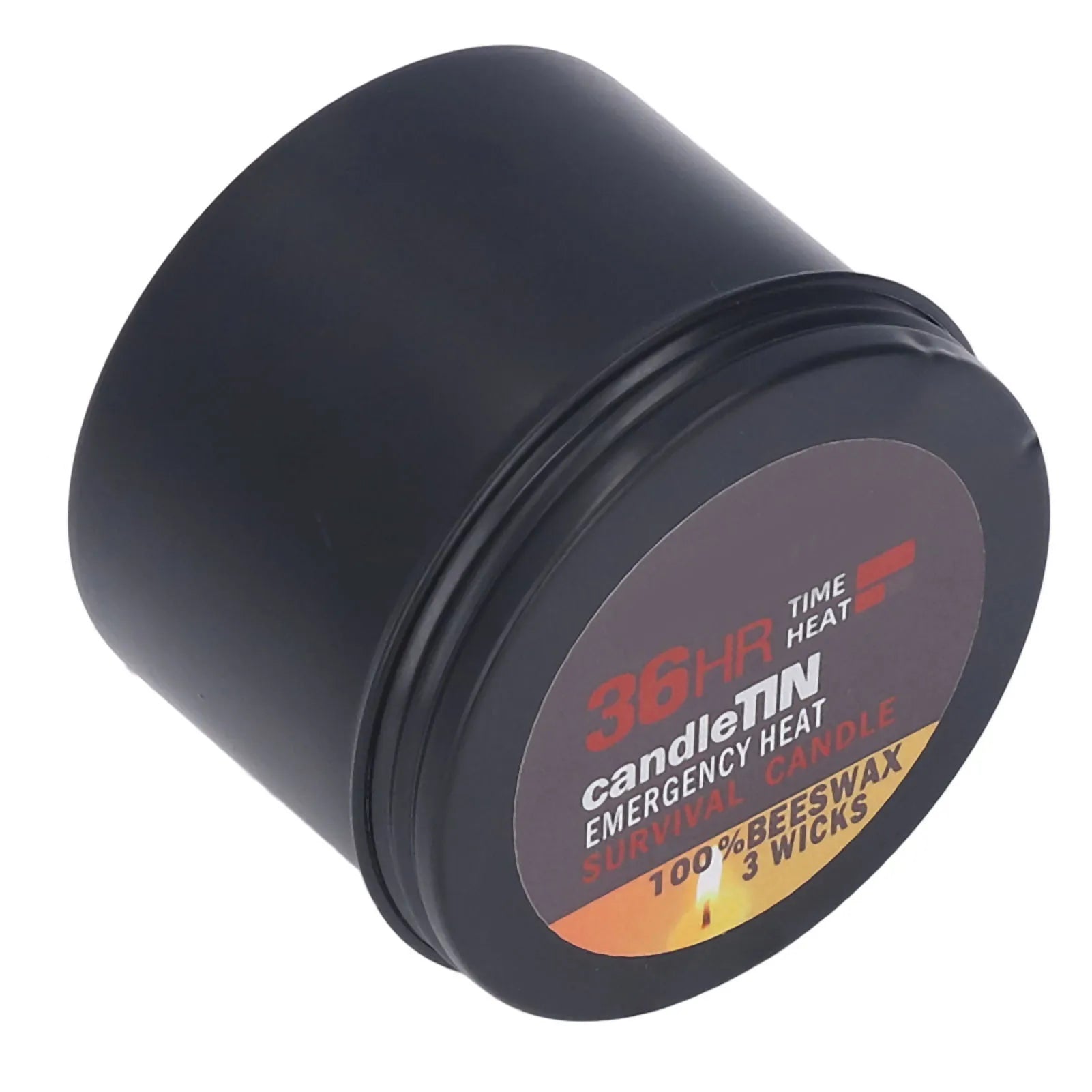 Bougie de survie largement utilisée, ambiance romantique, naturelle, combustion de 36 heures, bougies longue durée, 3 mèches pour la maison, le Camping en plein air