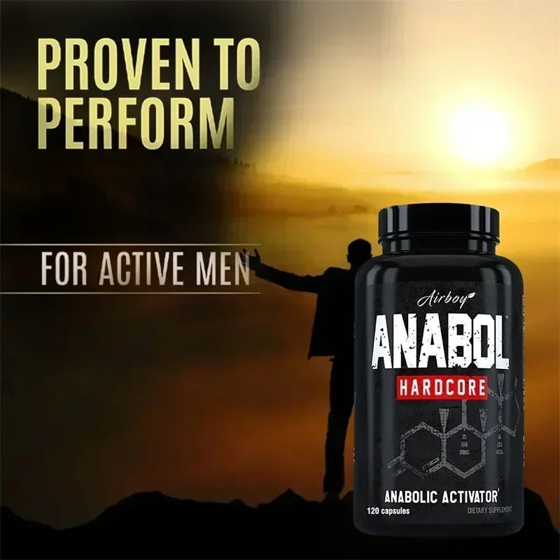 Supplément Anabol Hardcore - Réparer les muscles, la croissance musculaire, le soutien énergétique, le métabolisme, l'endurance améliorée, améliore les performances