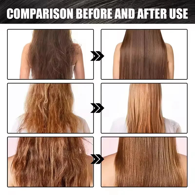 Magic repairing hair mask, prevents dryness, branch damage, tangles, frizz, deeply hydrates, smooths, soft, professional, natural care