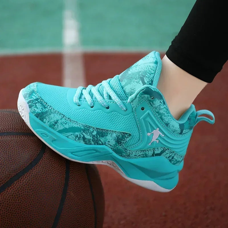 2025 chaussures de Basket-ball pour enfants baskets nouveaux garçons marque semelle épaisse antidérapant enfants chaussures de sport enfant garçon Basket formateur chaussures