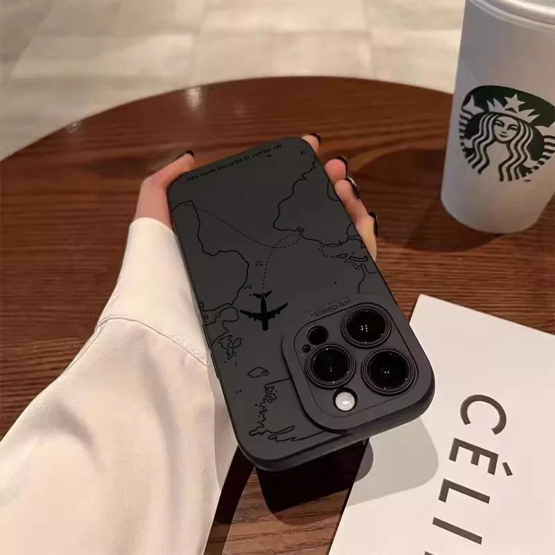 Travel-inspired back cover for Xiaomi Mi 11 Lite 5G, 14T, 14, 13T, 13, 12T, 12, Poco X7, F5, X5, X3, X6, M6, F6 Pro
