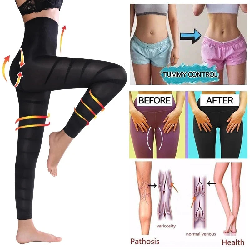 Leggings taille haute pour femmes, sculpture, contrôle ferme des jambes, ventre plat, slim, collants amincissants, cuisses plus fines, pantalons sans pieds, extensibles