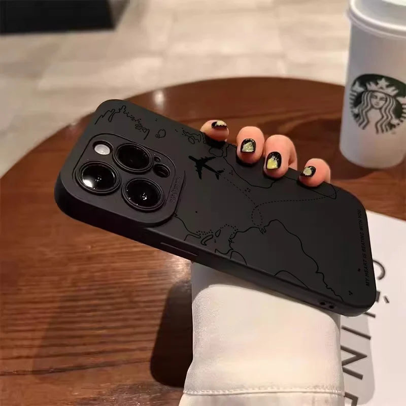 Travel-inspired back cover for Xiaomi Mi 11 Lite 5G, 14T, 14, 13T, 13, 12T, 12, Poco X7, F5, X5, X3, X6, M6, F6 Pro