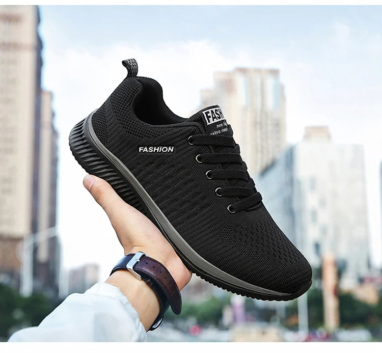 Men's Lightweight Running Shoes, Classic Mesh Walking Shoes, Breathable Casual Shoes, Men's Fashion Moccasin Sneakers
