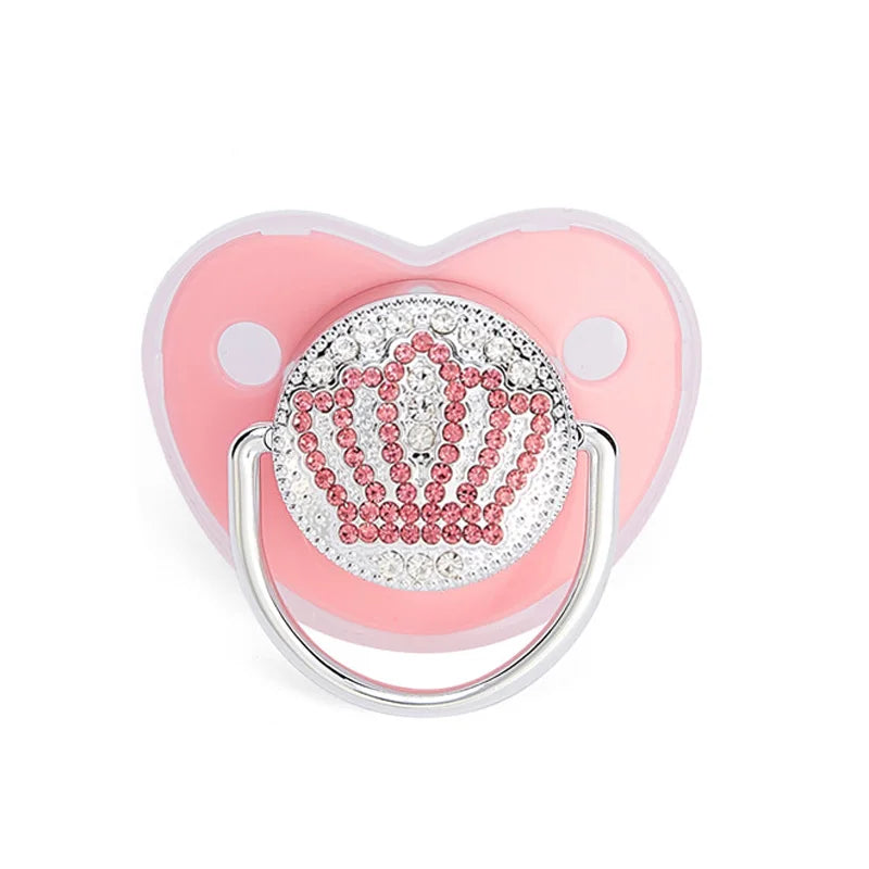 Nouveau bébé sucette sans BPA nouveau-né factice sucette enfant en bas âge infantile Silicone sucettes noir doré Bling mamelon bébé garçon filles cadeau