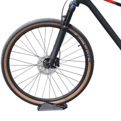 Bicycle front wheel riser for nighttime training, night bike stand, bike stabilizer, bike trainer