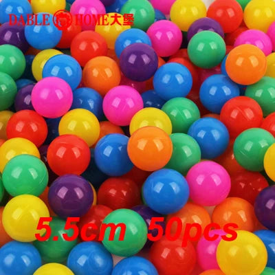 Balle de Sport en plein Air écologique piscine d'eau océan vague balle 50pcs 5.5cm Stress balle d'air jouets drôles pour enfants enfant Ballenbak