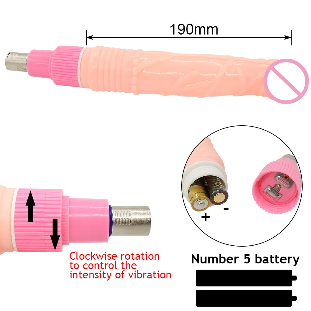 Sex machine, adult toy, automatic thrusting device for men and women, masturbation, adjustable vaginal and anal massage, pump gun