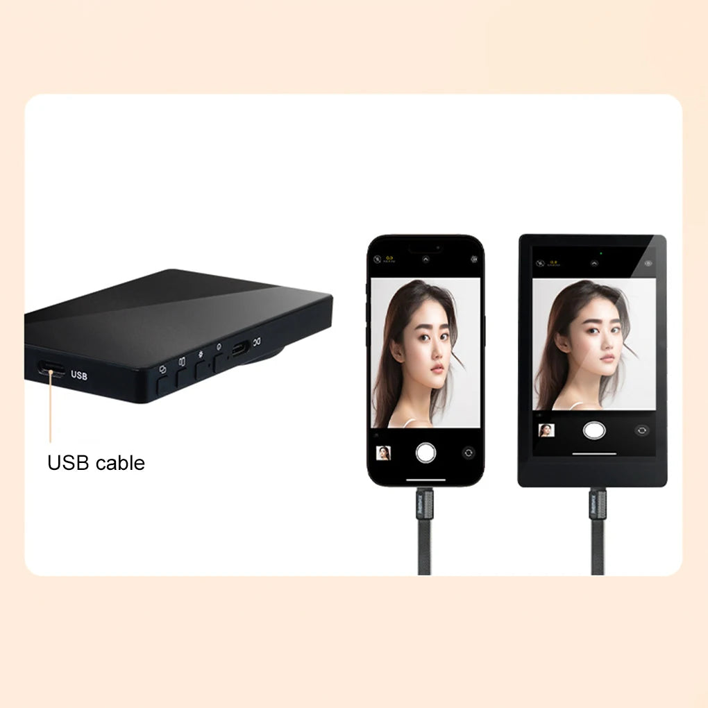 Écran de moniteur magnétique sans fil pour Smartphone Vlog, diffusion en direct, enregistrement vidéo, caméra arrière de téléphone, Selfie, nouveau