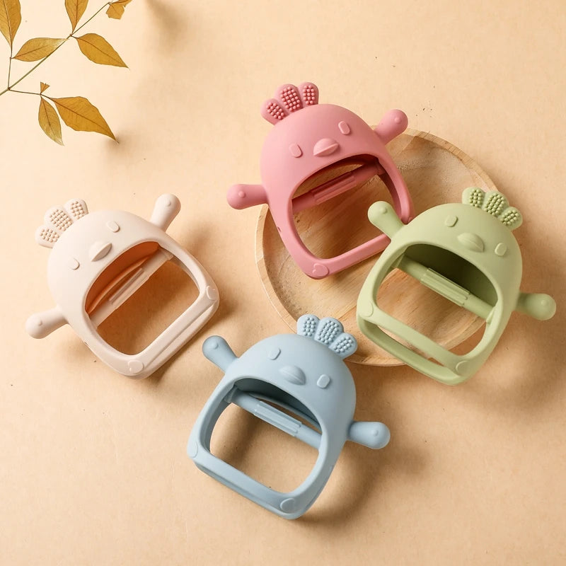 Anneau de dentition en Silicone pour bébé de 0 à 6 mois, 1 pièce, accessoires d'allaitement, anneaux de dentition Kawaii, bijoux d'allaitement, accessoires de dentition, jouets à mâcher pour bébé