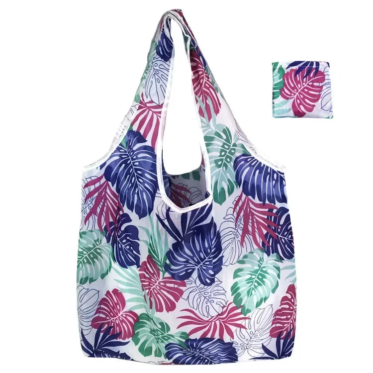 Grand Sac de Courses Réutilisable pour Femme, Fourre-Tout Pliant, Écologique, Réutilisable, Mallette d'Épicerie, Sacs à Main de Rangement