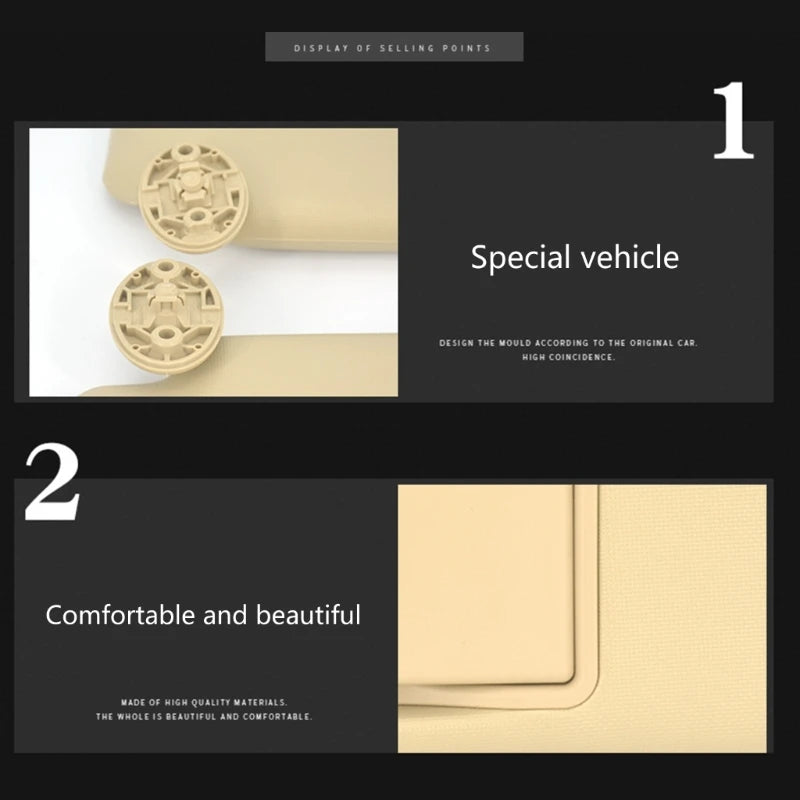 Pare-soleil intérieur pour voiture, miroir de maquillage, panneau avant, côté conducteur, côté passager, droit, magasins