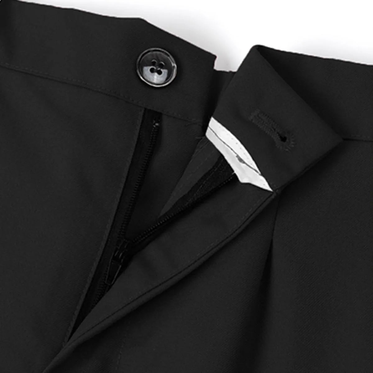 Pantalons pour enfants, uniformes scolaires noirs pour adolescents, pantalons formels à taille réglable, bleu marine, gris, vêtements cadeaux d'anniversaire