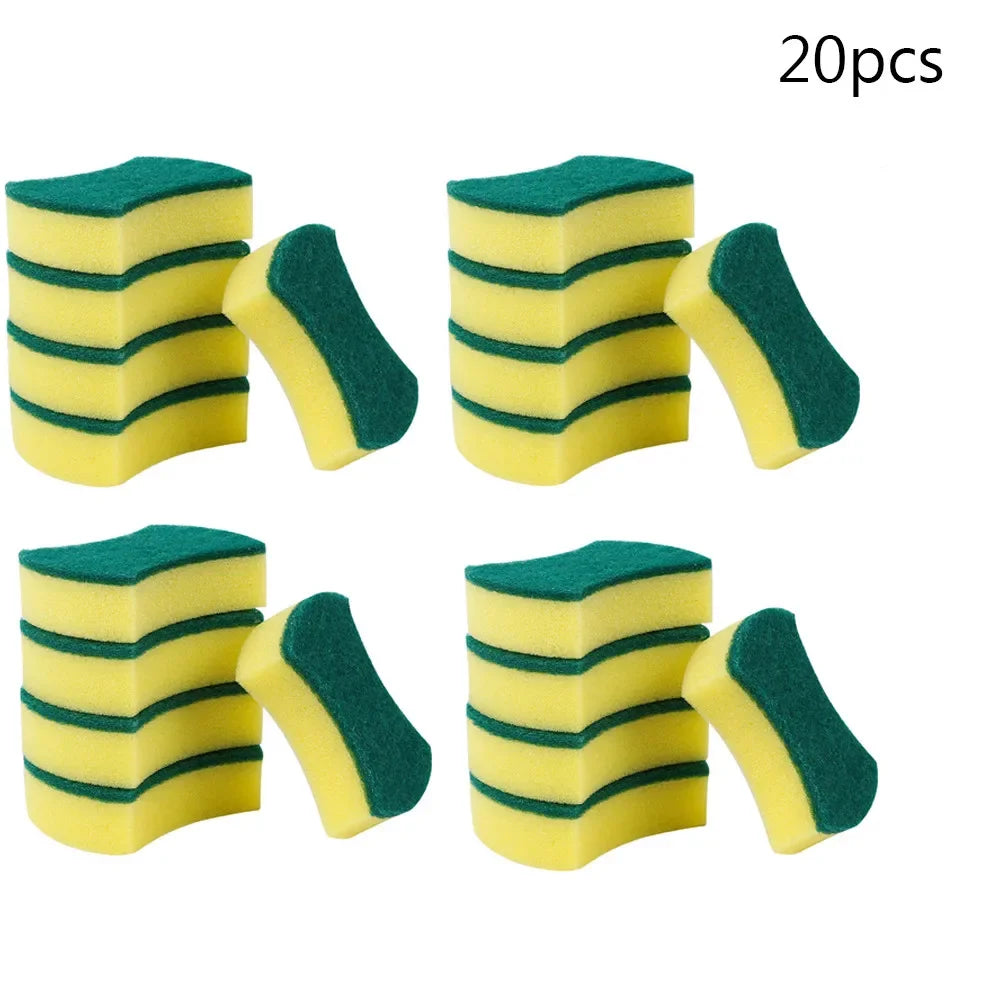 20/30 pièces éponge à vaisselle cuisine Nano émeri magique propre frotter Pot rouille taches focales éponge enlevant Kit brosse de nettoyage éponges
