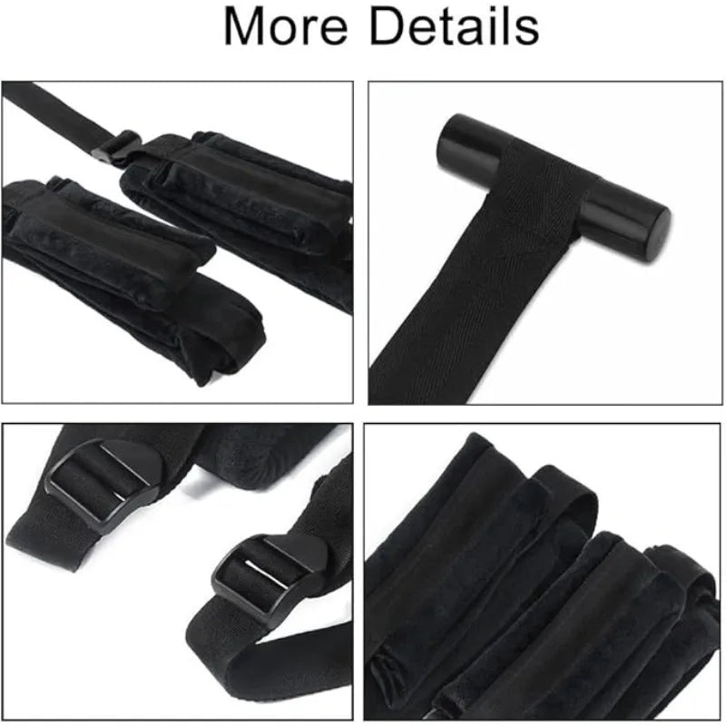 Door swing, sex toys for couples, BDSM play, adjustable straps, open leg spreader for women, adult sex game products