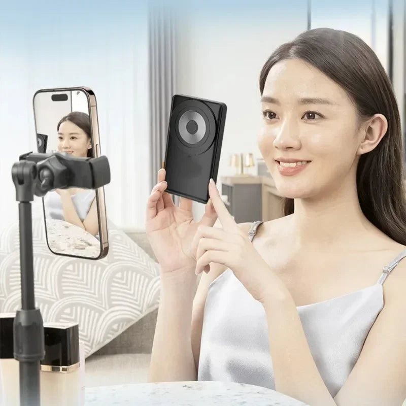 Smartphone moniteur magnétique écran projecteur téléphone caméra arrière Selfie pour Vlog enregistrement vidéo en direct pour Android iPhone
