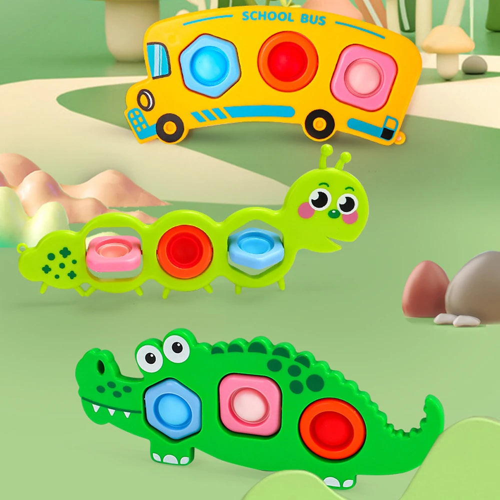 Jouets Fidget à pression des doigts pour enfants, exercice sensoriel des doigts, activité, motricité, soulagement du Stress éducatif, jouet pour enfants, cadeau