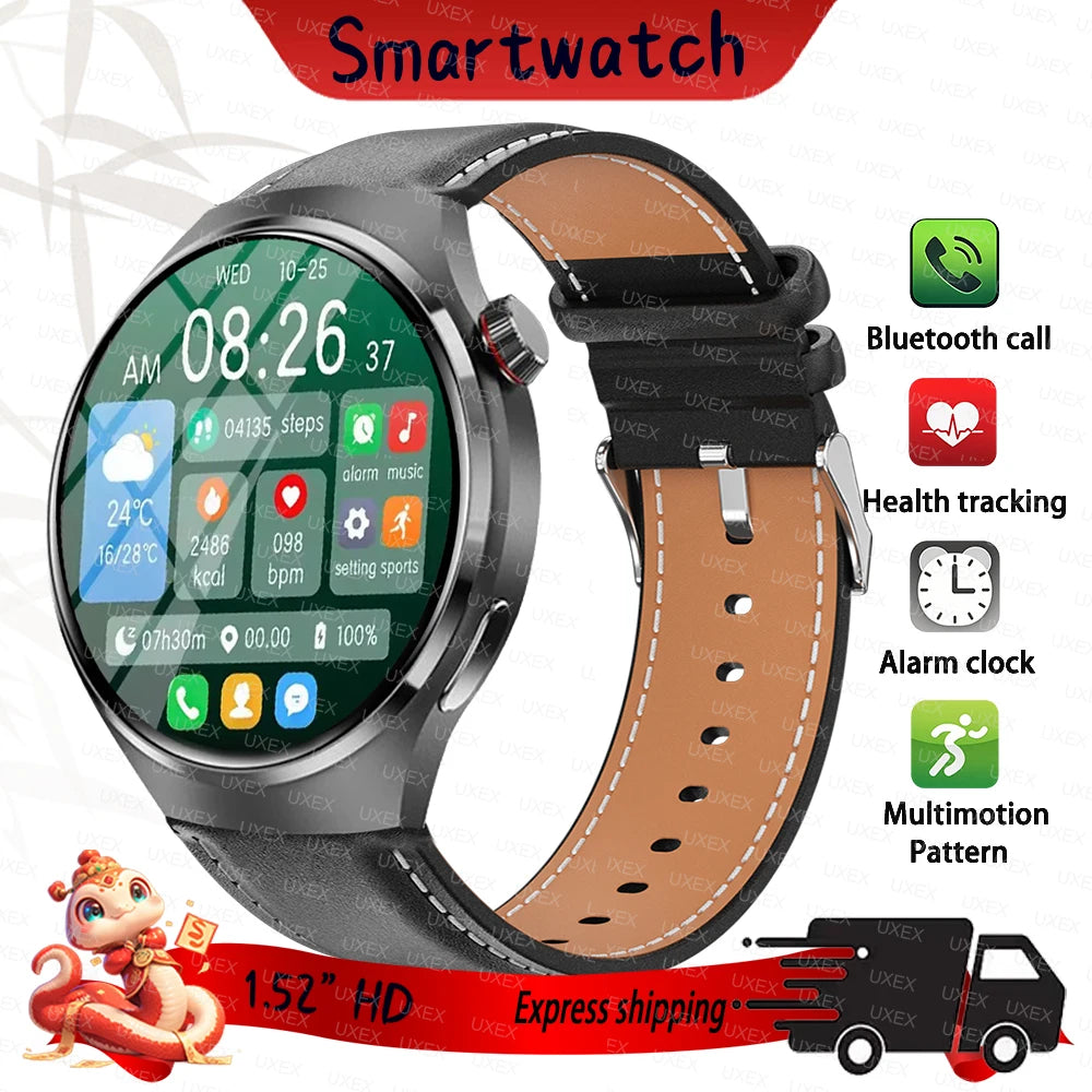2025 montre Smartwatch Wemon 1.52 "HD Bluetooth appel offres aujourd'hui cadeau pour hommes suivi de santé montres Smart Hombre affaires nouveau