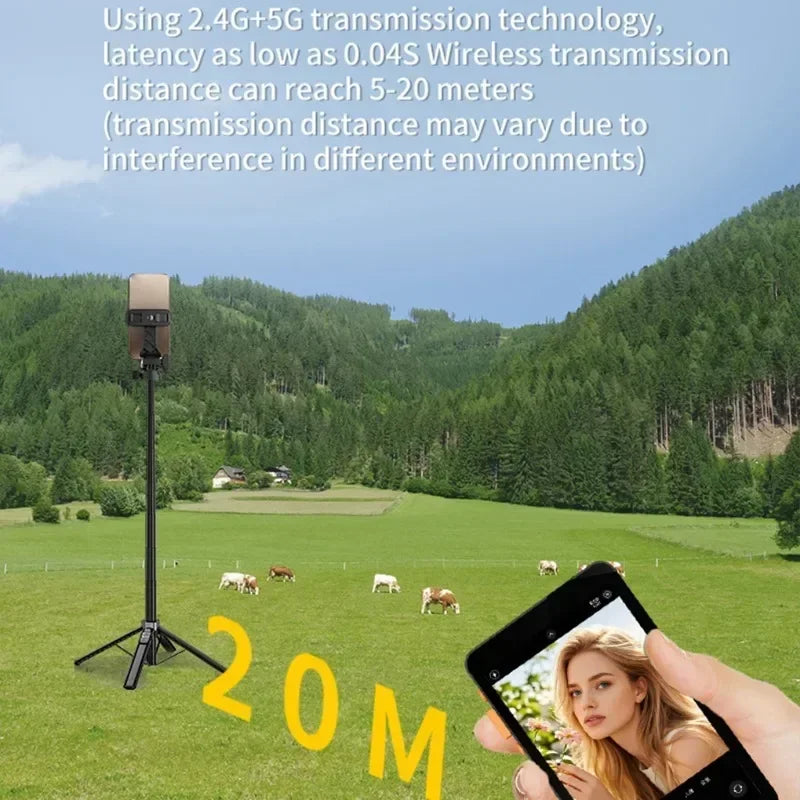 Smartphone moniteur magnétique écran projecteur téléphone caméra arrière Selfie pour Vlog enregistrement vidéo en direct pour Android iPhone