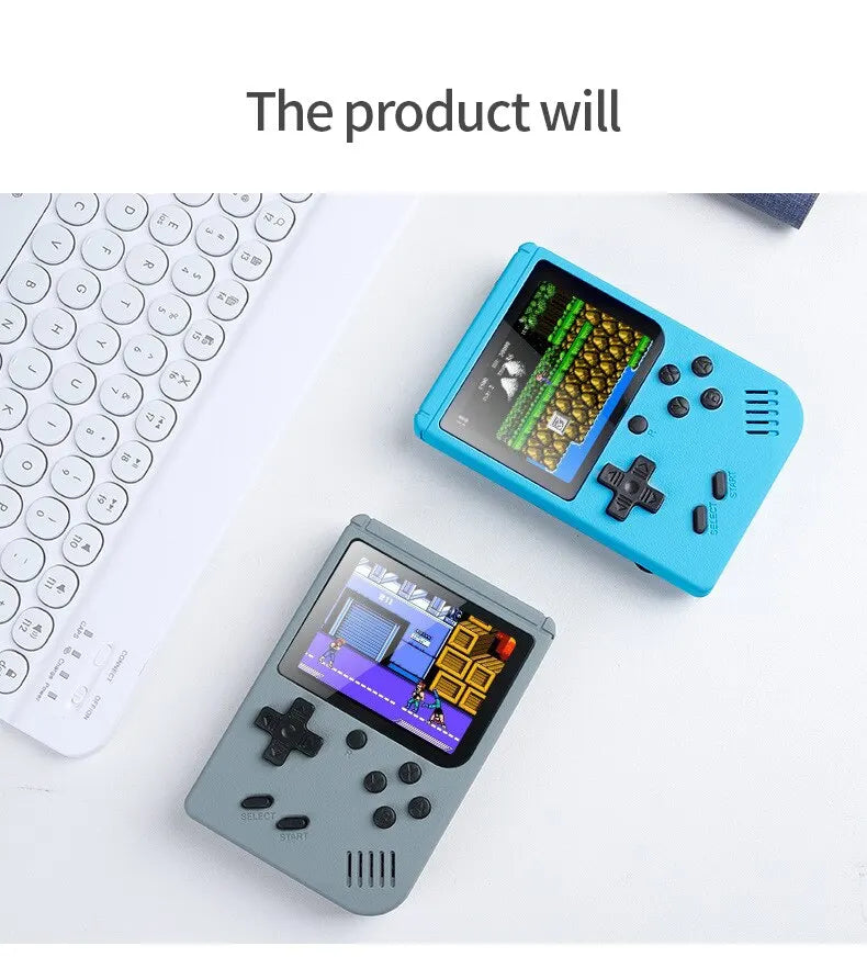 Mini Retro Portable Video Game Console for Kids, Game Player, LCD Screen, Built-in 3.0 Games, 8-bit, 500 inches