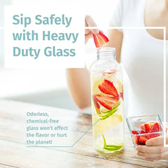 Bouteille d'eau en verre de 280ml/360ml/550ml, bouteille de Sport résistante aux hautes températures avec sac de protection, bouteille de boisson de voyage sans BPA