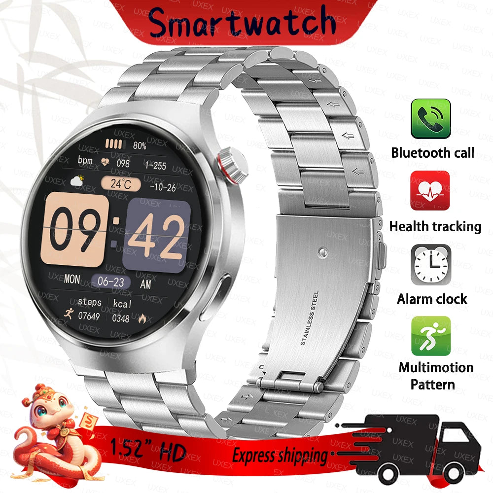 2025 montre Smartwatch Wemon 1.52 "HD Bluetooth appel offres aujourd'hui cadeau pour hommes suivi de santé montres Smart Hombre affaires nouveau