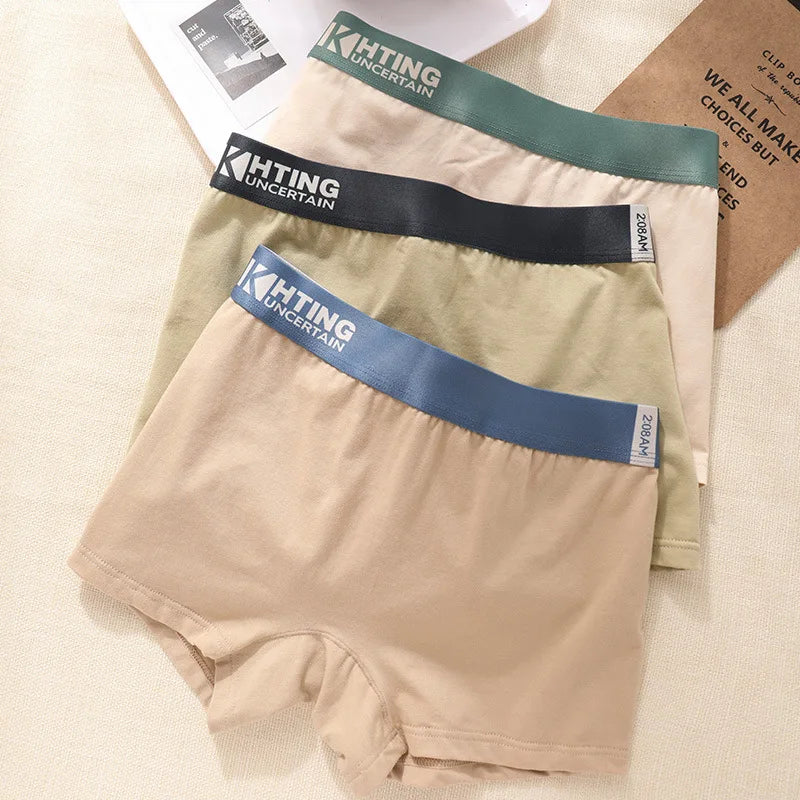 Coton femmes culottes sous-vêtements femmes intimes femme respirant antimicrobien Boyshorts slips Sexy Shorts étudiants boxeurs