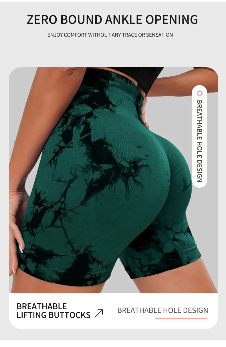 Pantalon moulant de sport trois pièces sans couture pour femmes, shorts sexy de yoga et de fitness, taille haute, levage de la hanche