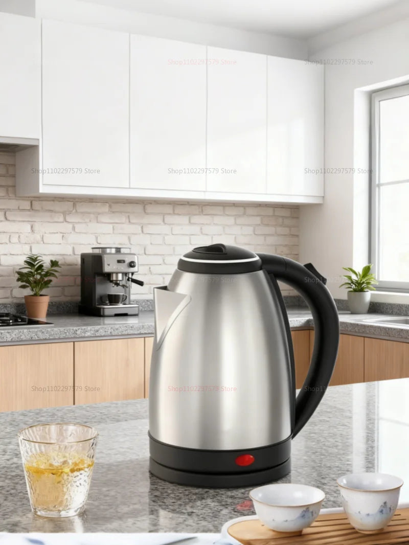 Bouilloire électrique 2L, appareils de cuisine en acier inoxydable, bouilloire intelligente, chaudière à eau Portable pour voyage d'hôtel, bouilloire à eau de cuisine